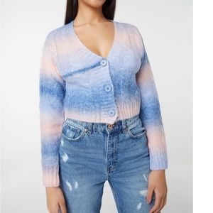 Ardene medium rainbow cable cardigan